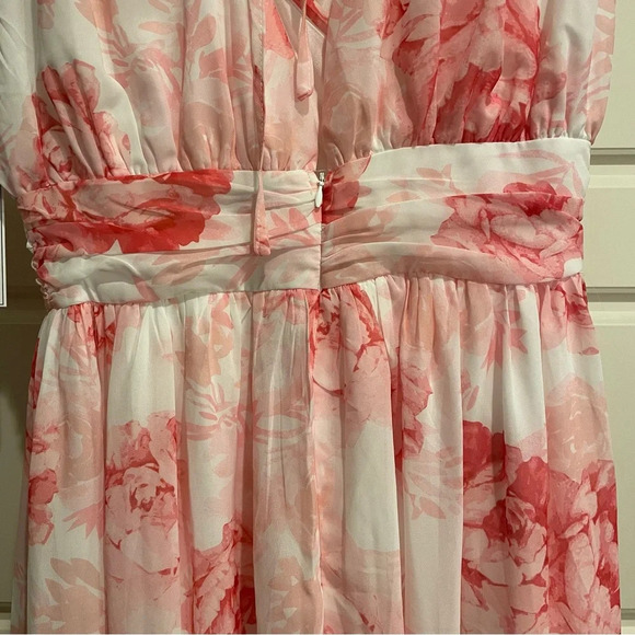 AURA (Red Dress Boutique) Floral Midi Dress Size Small New w Tag - Picture 6 of 15